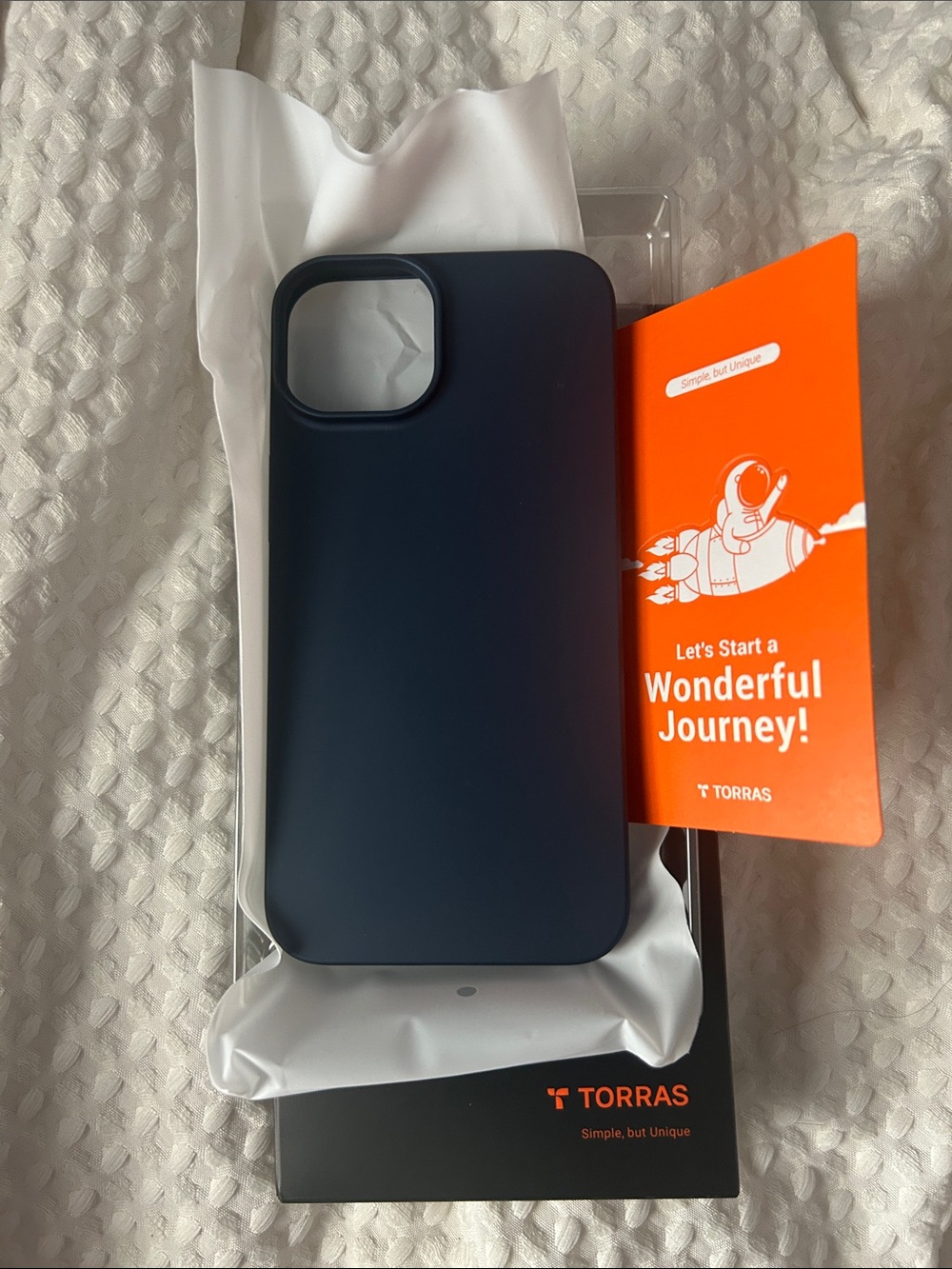 Navy Blue Silicone Phone Case – Slim Protective Cover